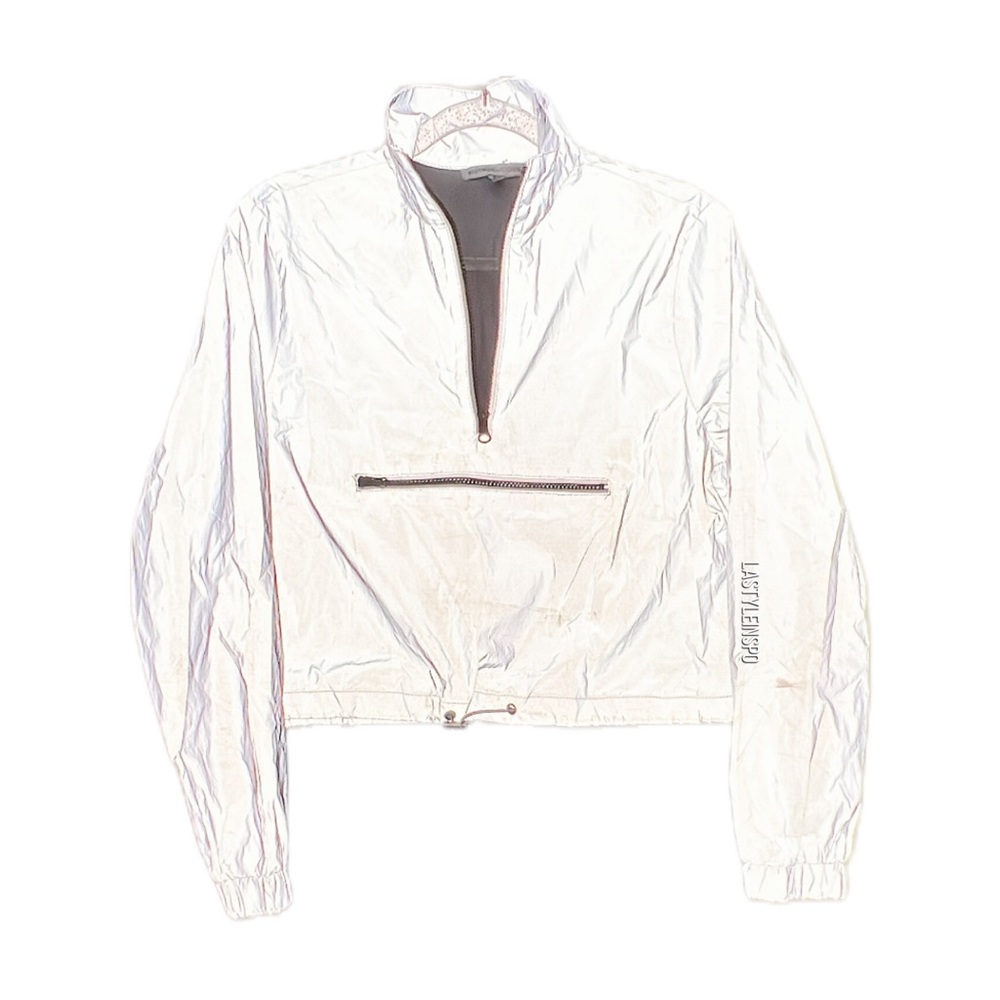 Hot&delicious Quarter Jacket Gray Reflective Small